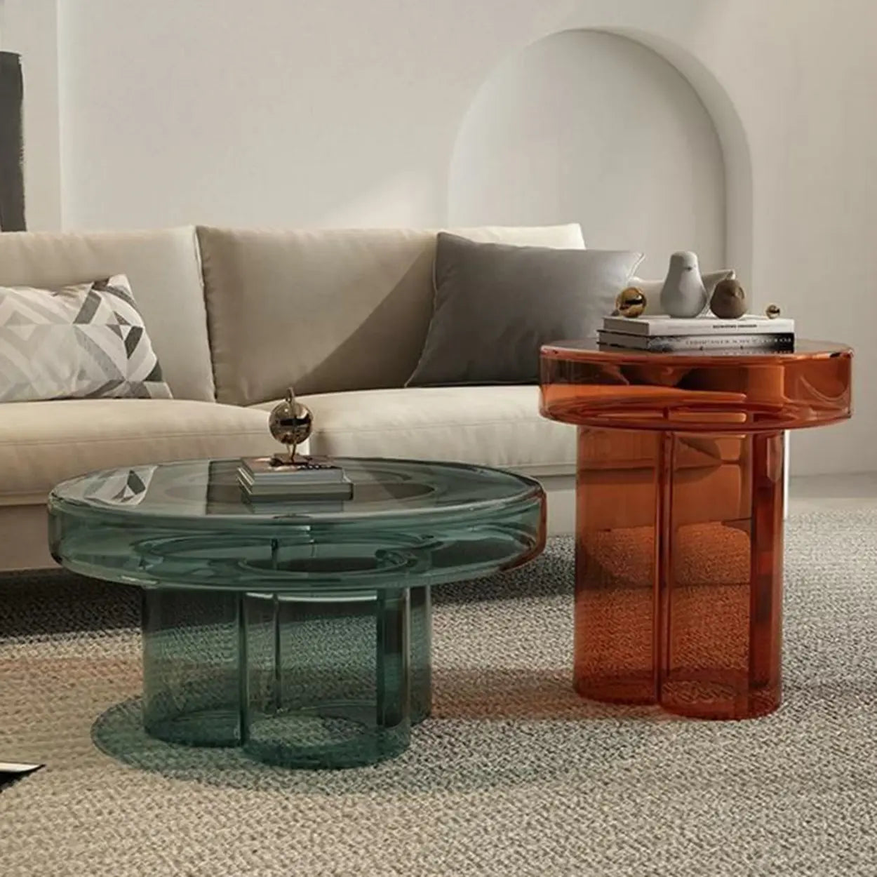 Glass Round Coffee Table