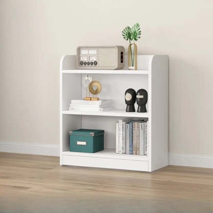 Vertical Wooden Storage Bookcase