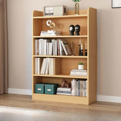 Vertical Wooden Storage Bookcase