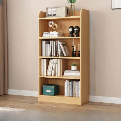 Vertical Wooden Storage Bookcase