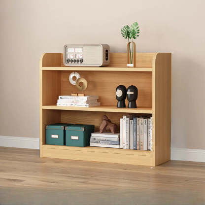 Vertical Wooden Storage Bookcase