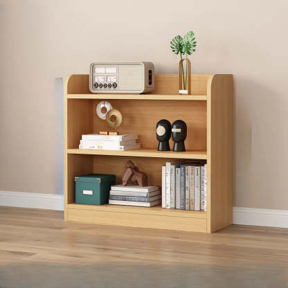 Vertical Wooden Storage Bookcase