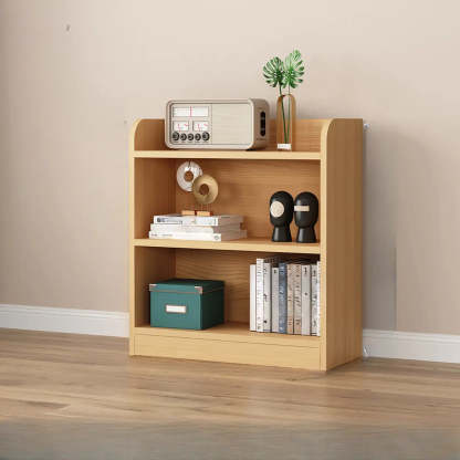 Vertical Wooden Storage Bookcase