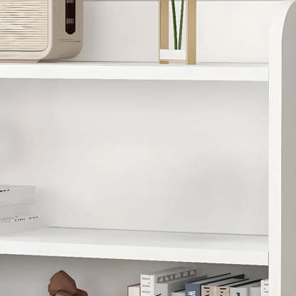 Vertical Wooden Storage Bookcase