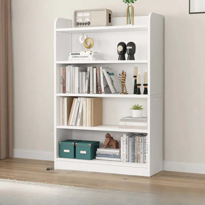 Vertical Wooden Storage Bookcase