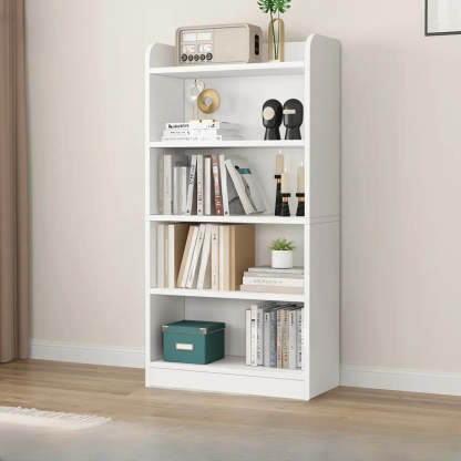 Vertical Wooden Storage Bookcase