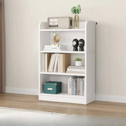 Vertical Wooden Storage Bookcase