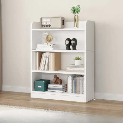 Vertical Wooden Storage Bookcase