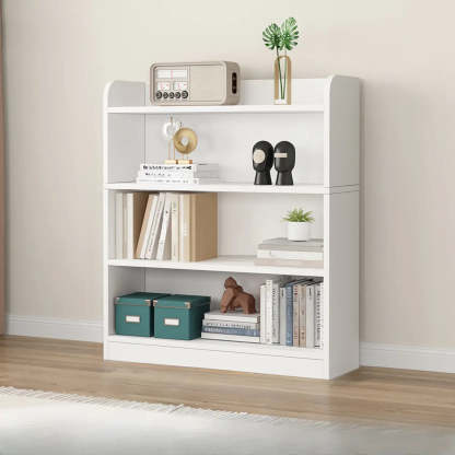Vertical Wooden Storage Bookcase