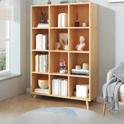 Wood Horizontal Closed-Back Bookcase
