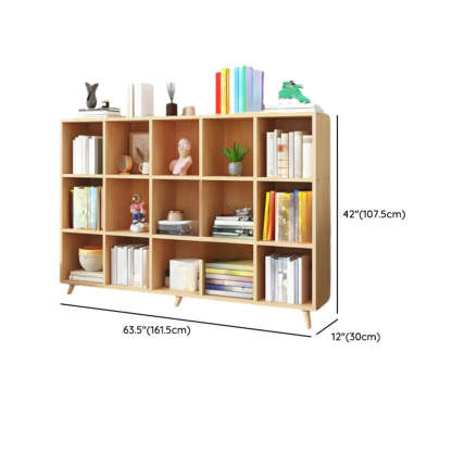Wood Horizontal Closed-Back Bookcase