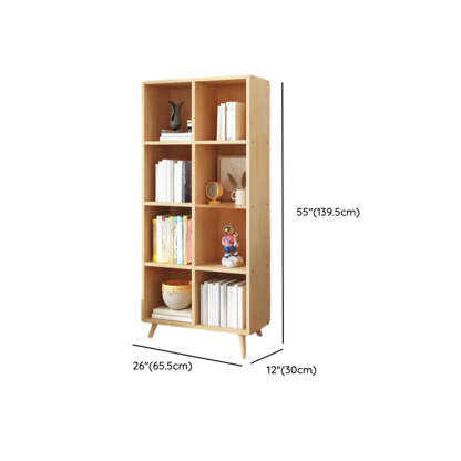 Wood Horizontal Closed-Back Bookcase