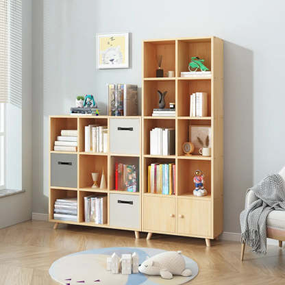 Wood Horizontal Closed-Back Bookcase — Cabinet Not Included