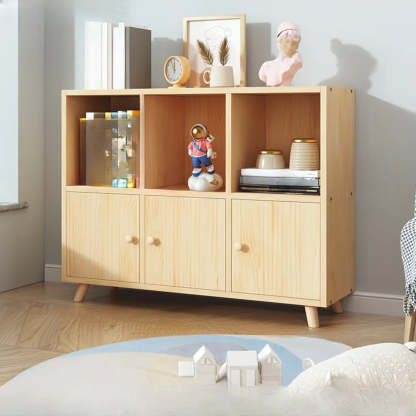 Wood Horizontal Closed-Back Bookcase — Cabinet Not Included