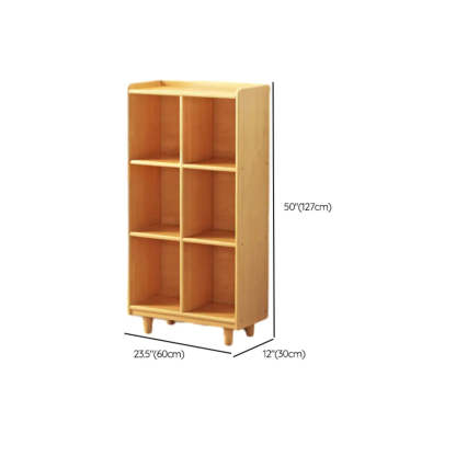 Simple Wood Horizontal Closed Medium Bookcase