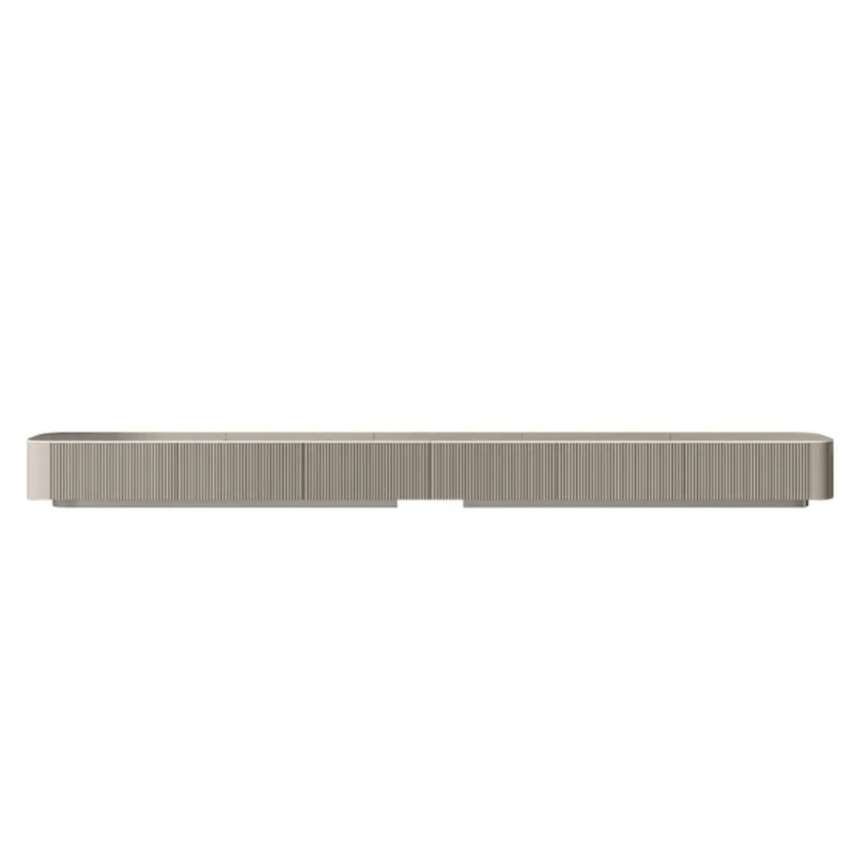 Gray Stone Rectangle Drawer Long TV Stand