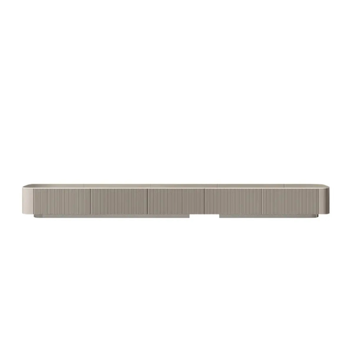 Gray Stone Rectangle Drawer Long TV Stand