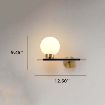 Nordic Minimalist Magic Bean Glass Sconce — 2 / Right / 220V-240V For UK/AU