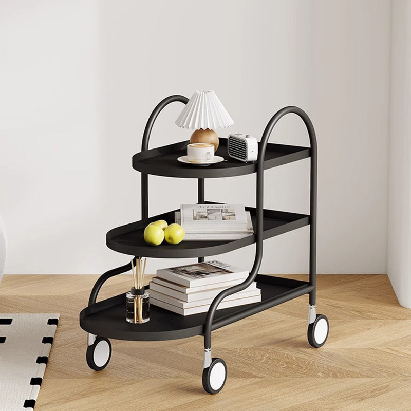 Minimalist Steel 3-Tier Side Table