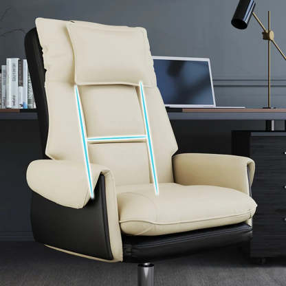 Ergonomic Leather Executive Office Chair