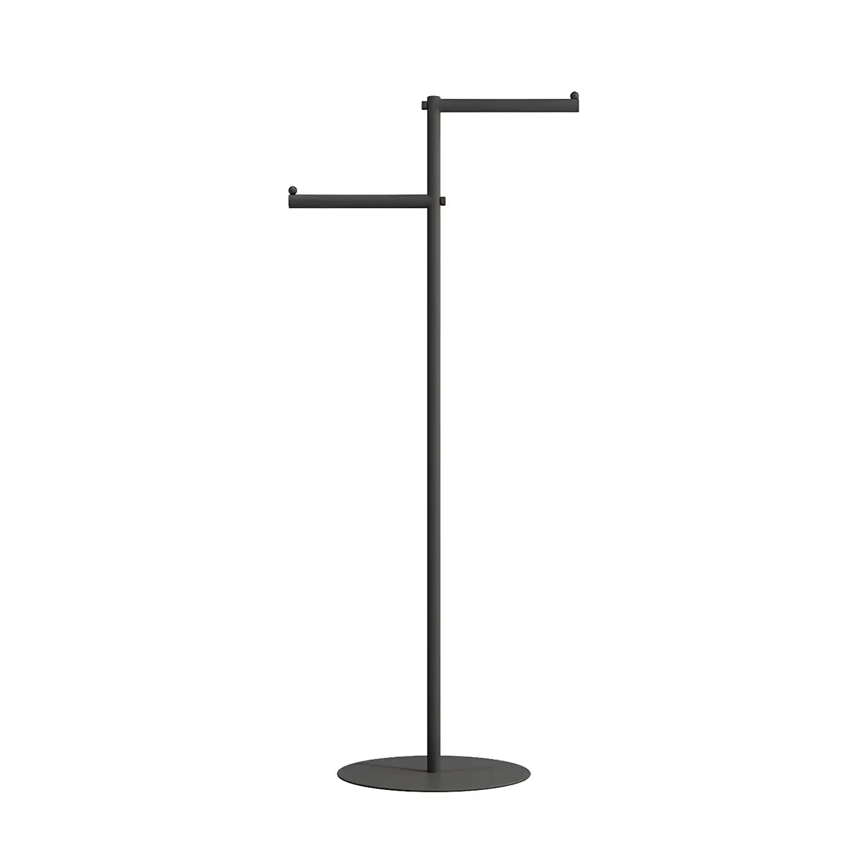 Sleek Metal Freestanding Coat Rack