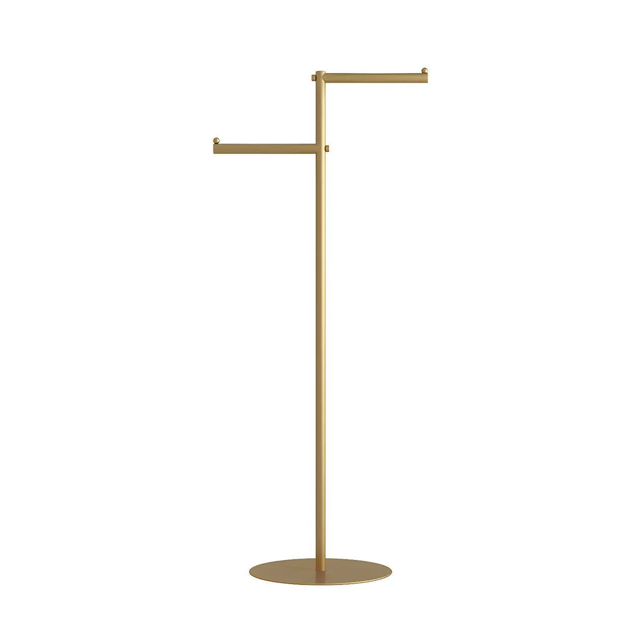 Sleek Metal Freestanding Coat Rack