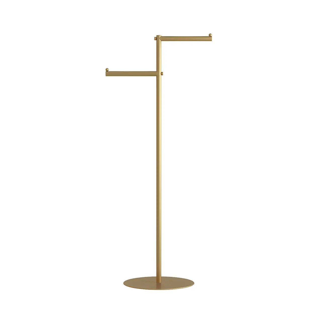 Sleek Metal Freestanding Coat Rack