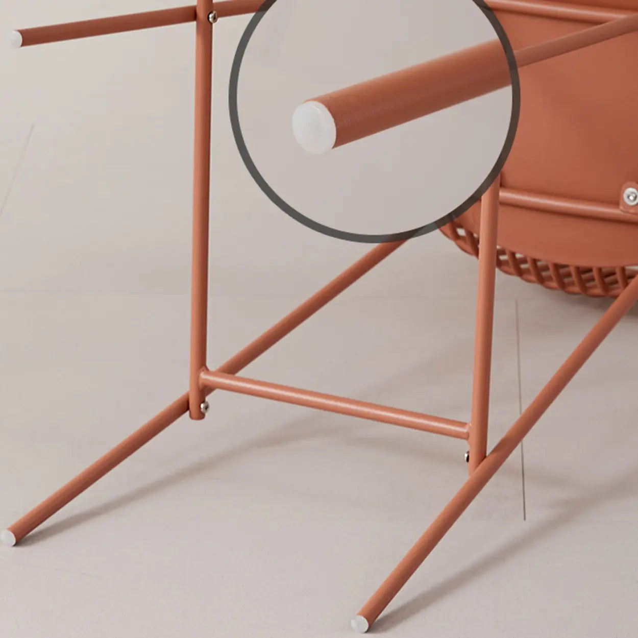 Sleek Mesh Low-Back Saddle Acrylic Bar Stool