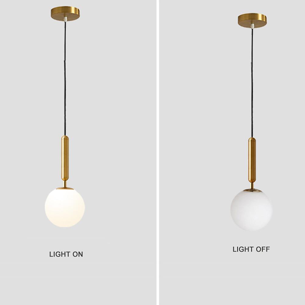 Glass Ball LED Nordic Island Pendant Light