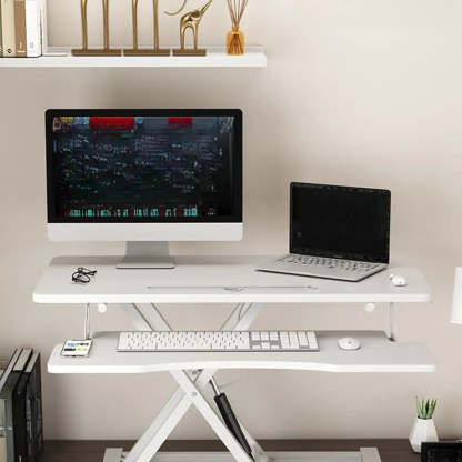 Narrow Foldable Adjustable Wood Writing Desk