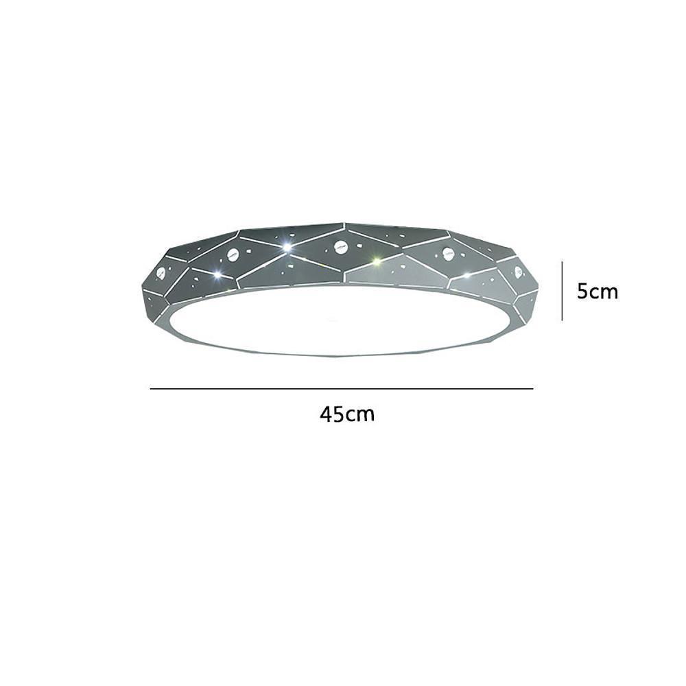 Circular Flush Mount Drum Light LED Ceiling Light-Lighom
