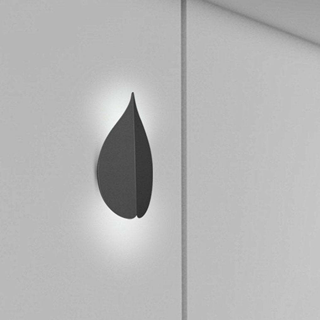 Soft Warm White Modern Leaf Shaped Wall Sconces-Lighom
