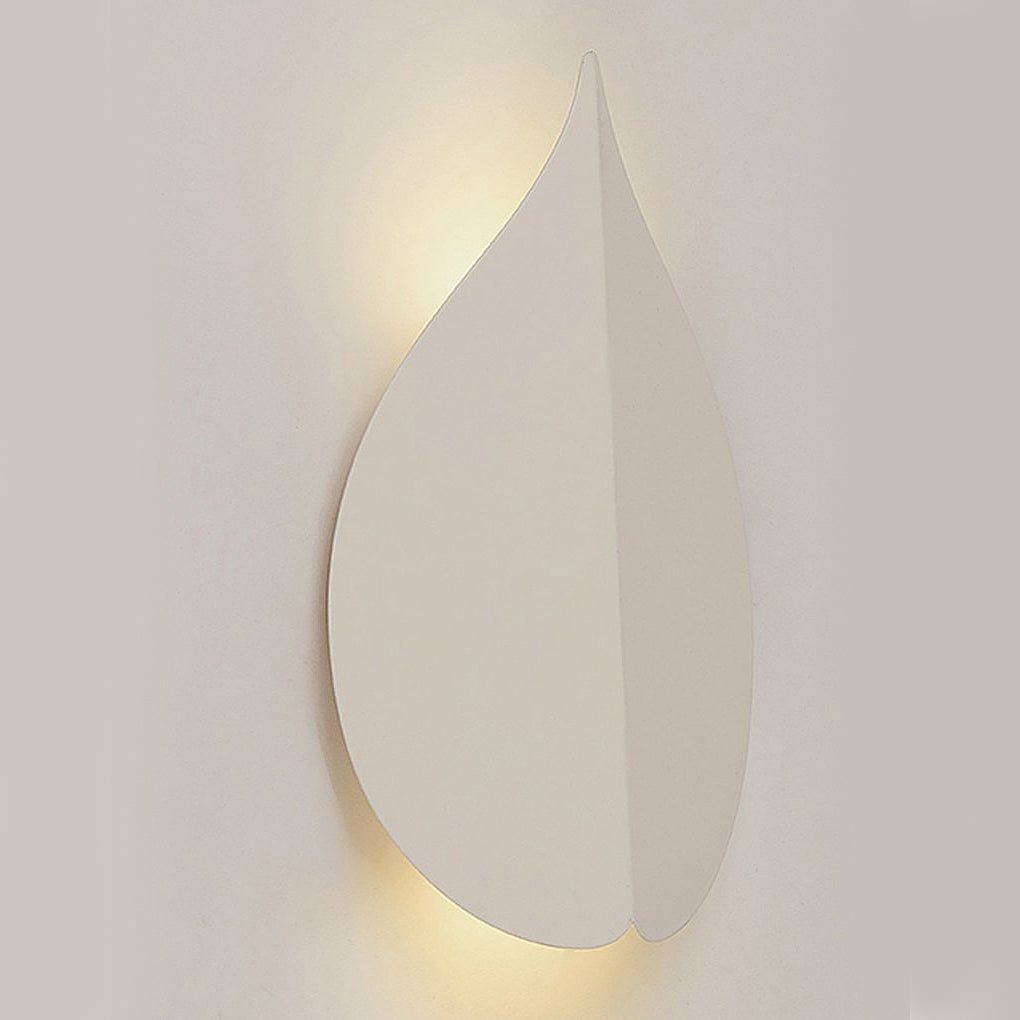 Soft Warm White Modern Leaf Shaped Wall Sconces-Lighom