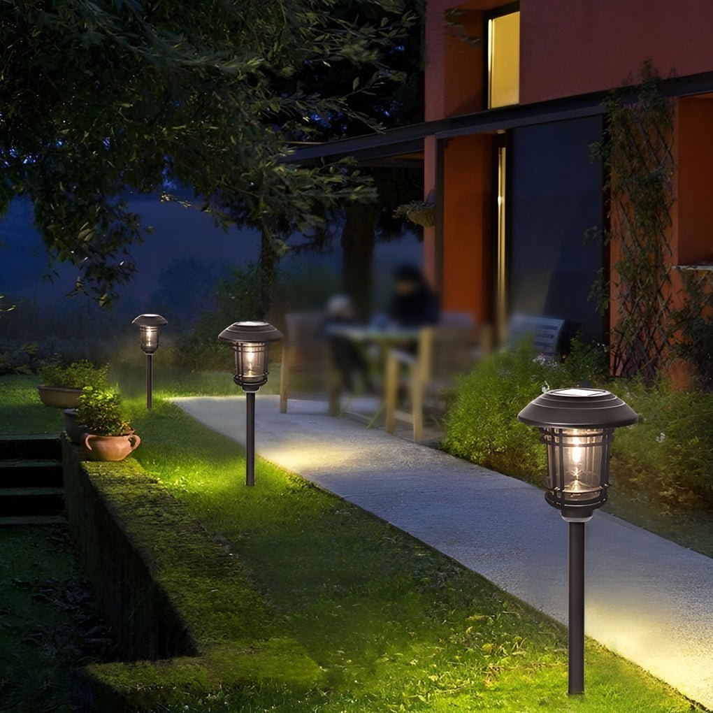 Solar Outdoor Lights Garden Lights LED Post Lights Landscape Lighting Pathway Lights-Lighom