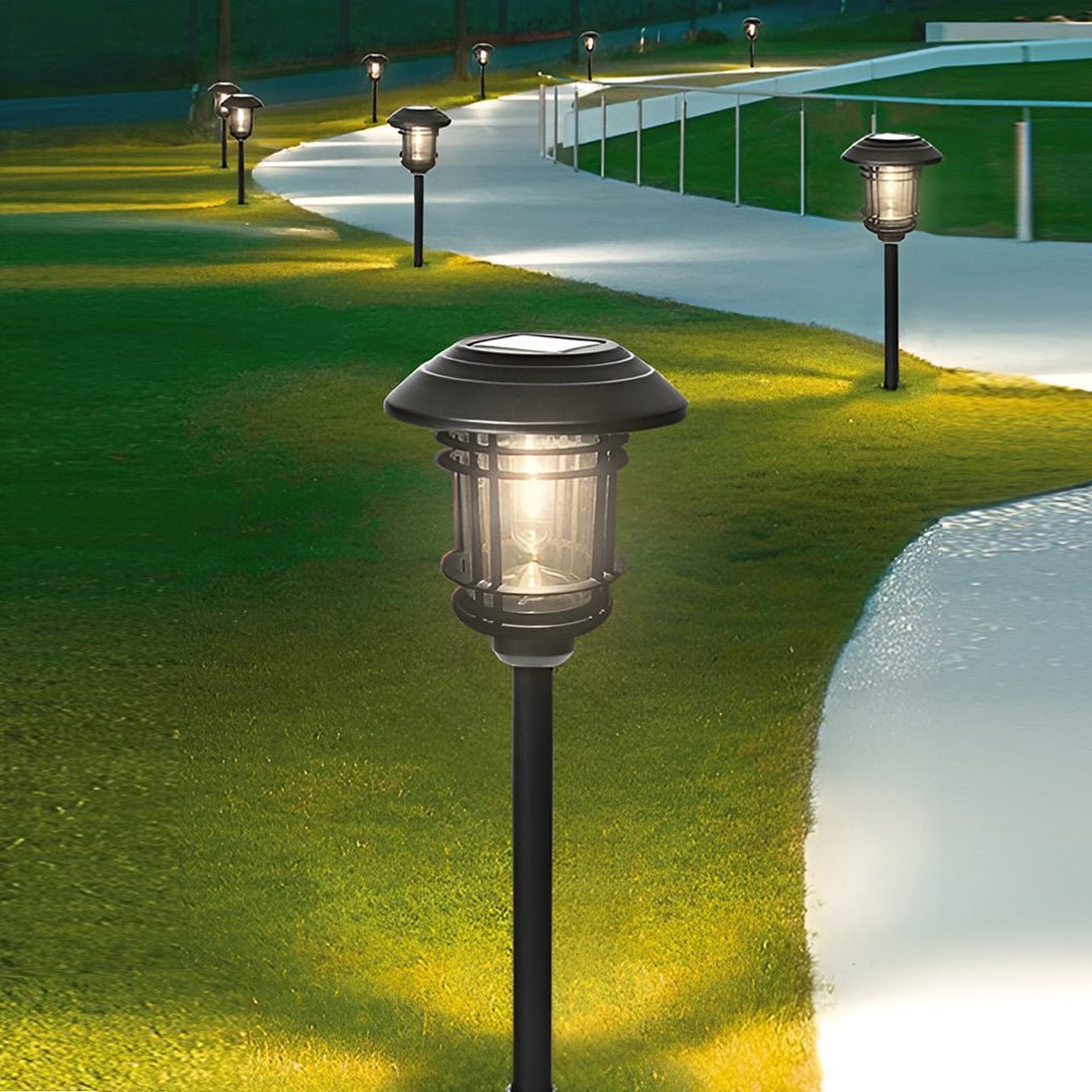 Solar Outdoor Lights Garden Lights LED Post Lights Landscape Lighting Pathway Lights-Lighom