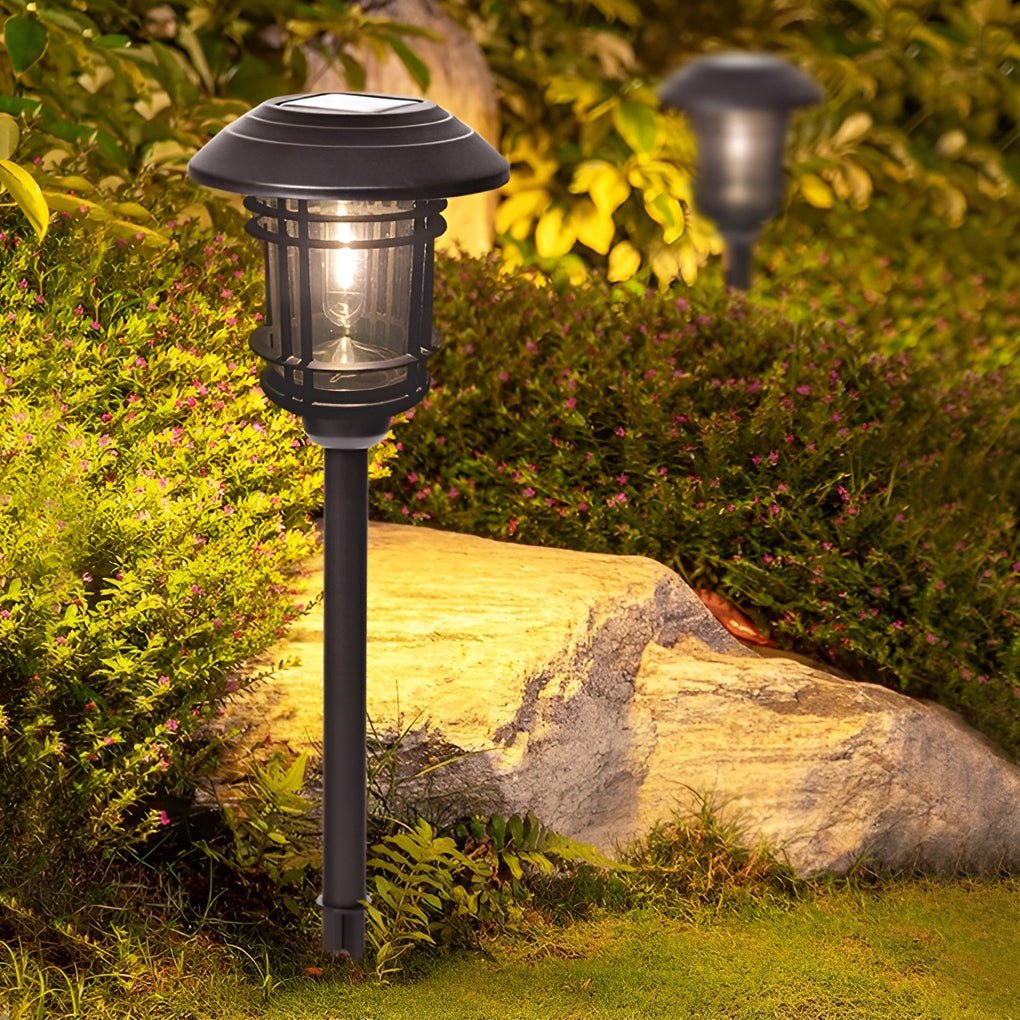 Solar Outdoor Lights Garden Lights LED Post Lights Landscape Lighting Pathway Lights-Lighom