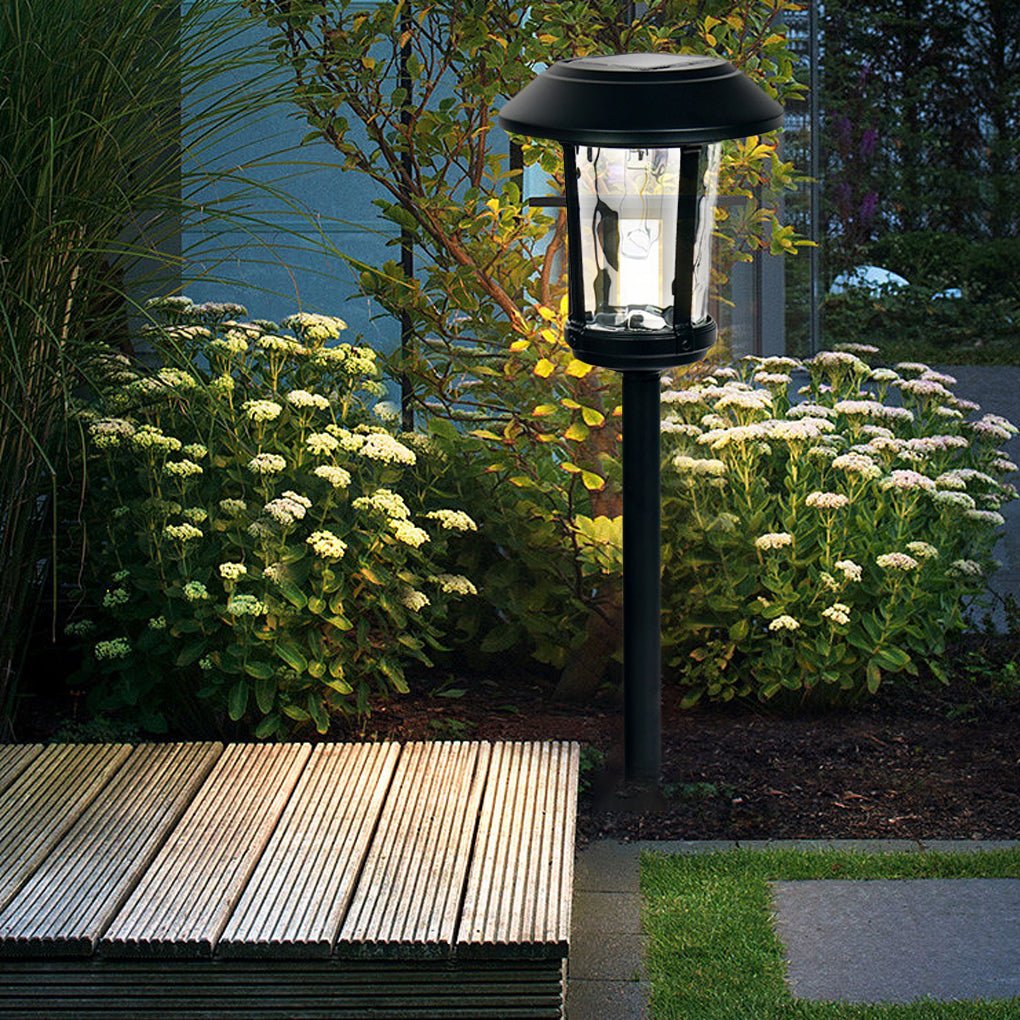 Solar Outdoor Lights LED Post Lights Garden Lights Pathway Lights Waterproof-Lighom