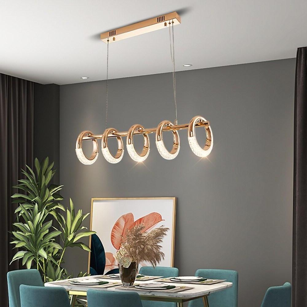 Uniform Ring Pendant Lighting LED Modern Kitchen Dining Room Lighting Ceiling Light-Lighom