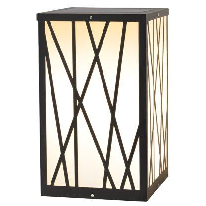 Square 20W LED Waterproof Modern Solar Post Lights Outdoor Pathway Lights-Lighom