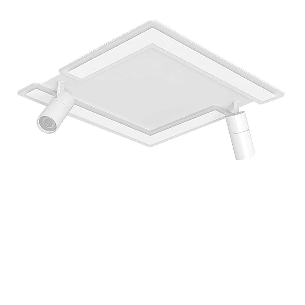 Square Dimmable Modern Flush Mount