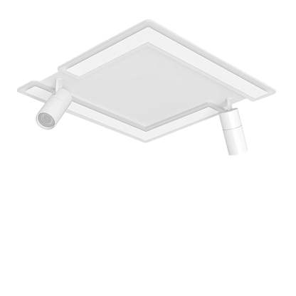 Square Dimmable Modern Flush Mount