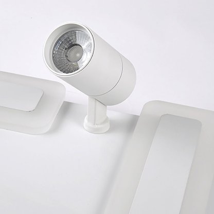 Square Dimmable Modern Flush Mount