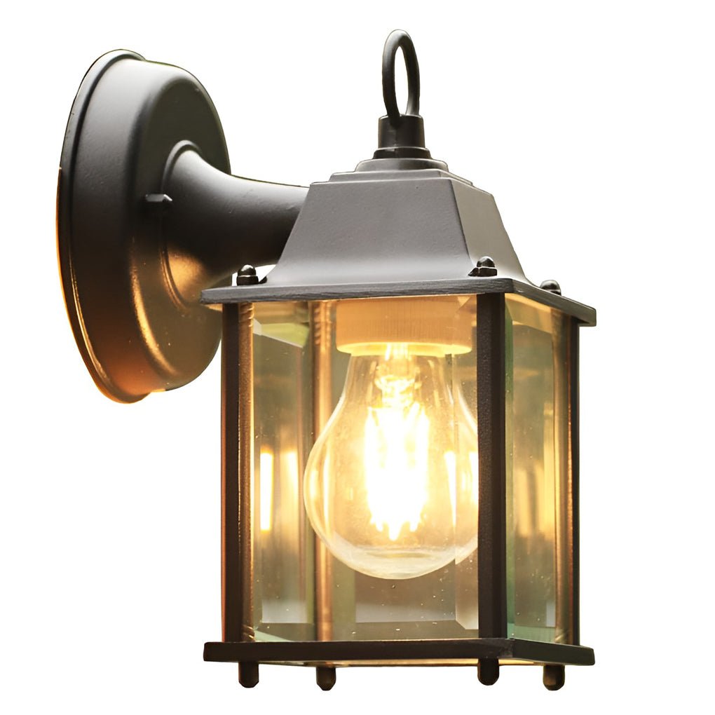 Square Glass Wall Lamp Outdoor Wall Sconce Lighting LED Waterproof Wall Lights-Lighom