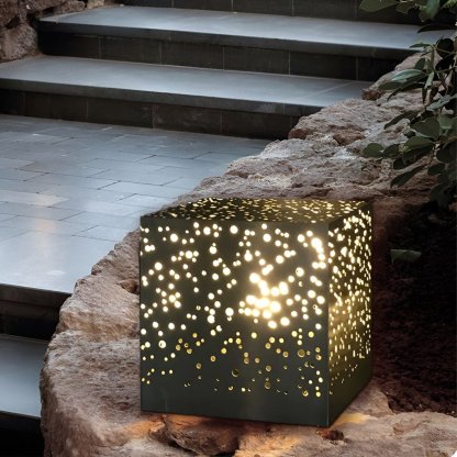 Square LED Outdoor Post Lights Pillar Light Deck Post Lights Garden Lights-Lighom