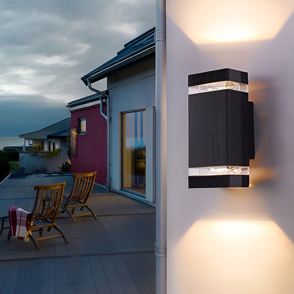 Square Up and Down Lights LED Outdoor Wall Lights Wall Sconce Lighting Wall Lamp-Lighom
