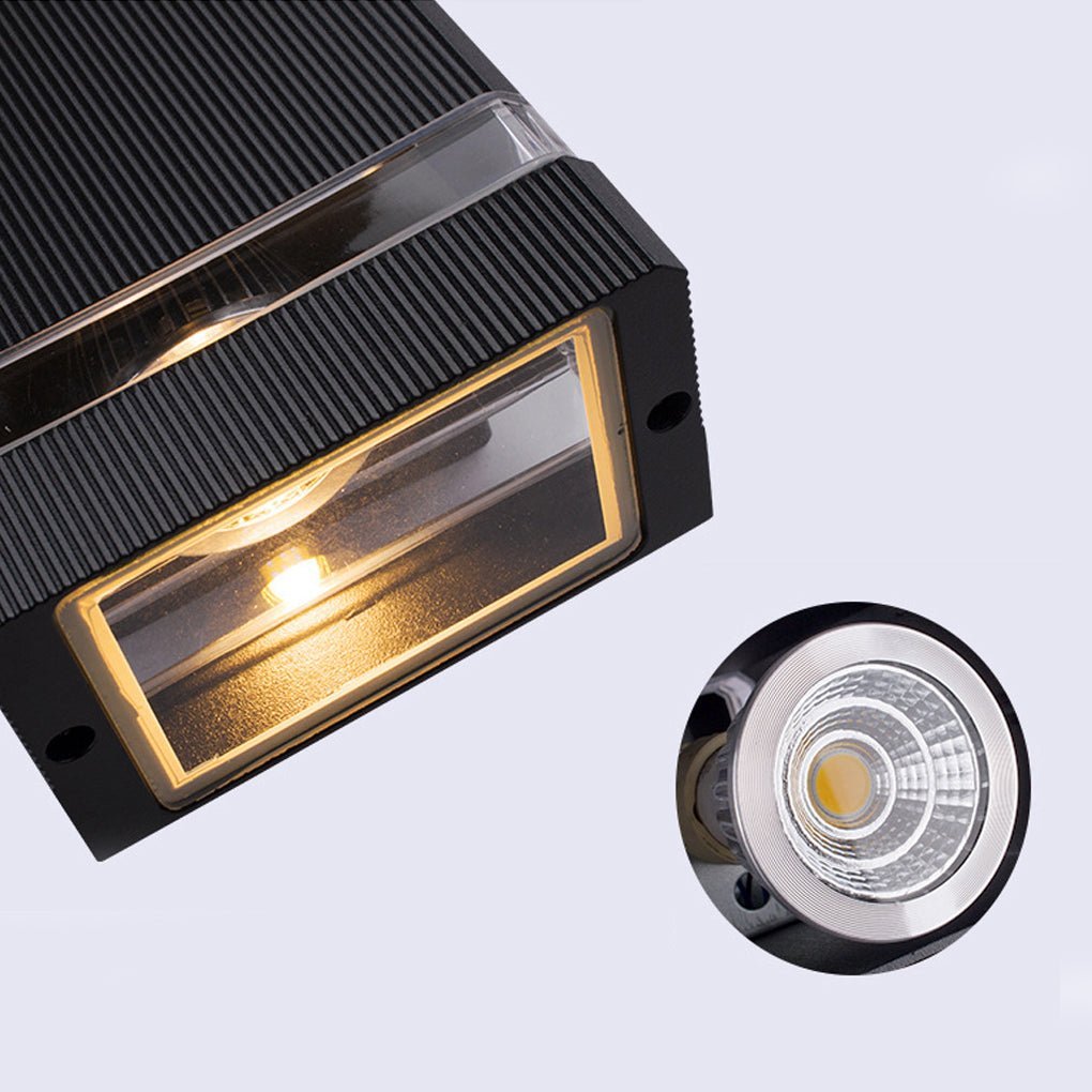 Square Up and Down Lights LED Outdoor Wall Lights Wall Sconce Lighting Wall Lamp-Lighom