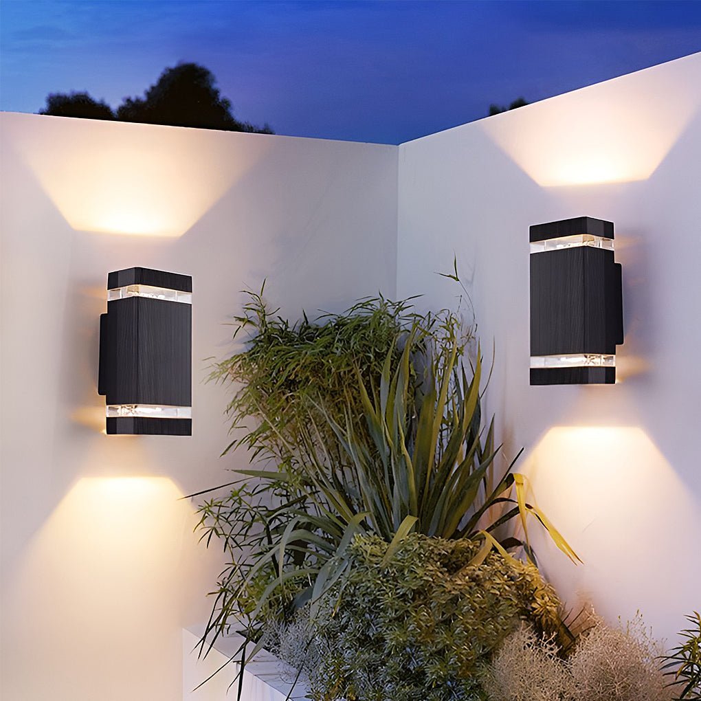 Square Up and Down Lights LED Outdoor Wall Lights Wall Sconce Lighting Wall Lamp-Lighom