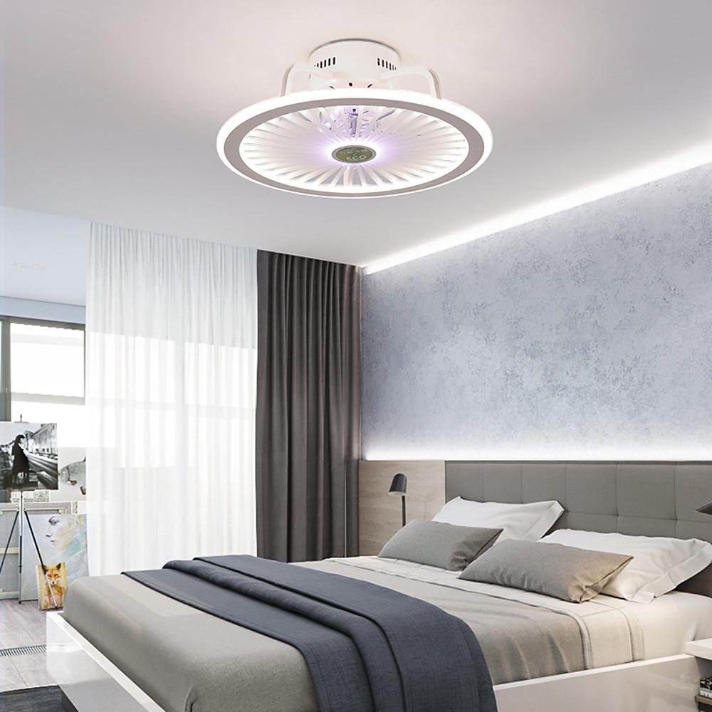 Modern bladeless synthetic kids ceiling fans — Matte Black