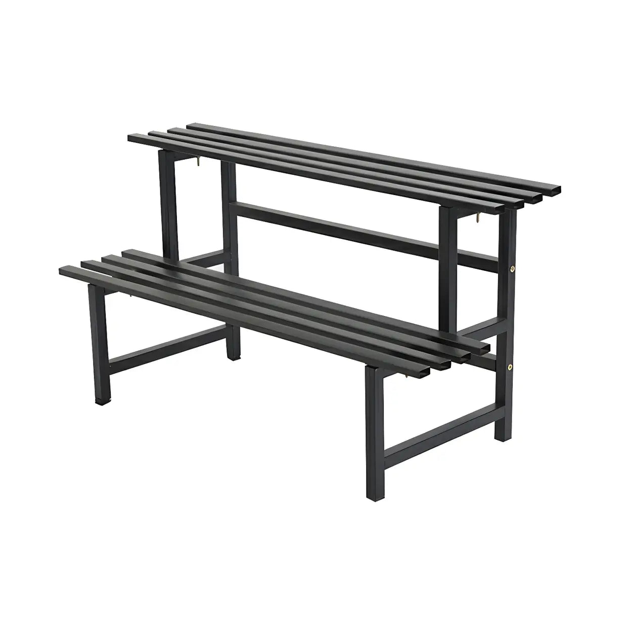 Black Metal Multi-Tier Plant Rack