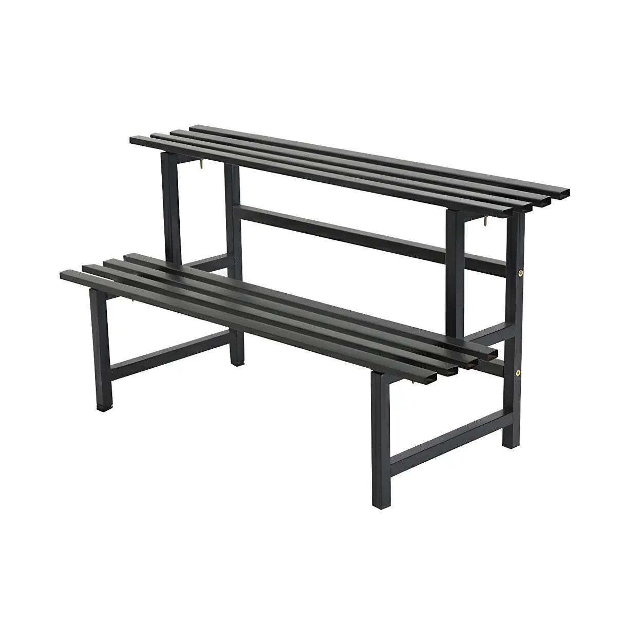 Black Metal Multi-Tier Plant Rack